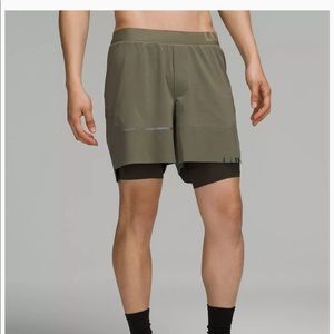 Lululemon Men’s Surge Lined 6” Shorts Limited Edition pattern